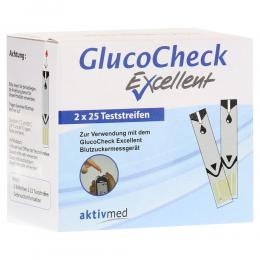 Ein aktuelles Angebot für GLUCO CHECK Excellent Teststreifen 50 St Teststreifen Blutzuckermessgeräte & Teststreifen - jetzt kaufen, Marke 1001 Artikel Medical GmbH.