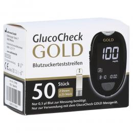 GLUCO CHECK GOLD Blutzuckerteststreifen 50 St Teststreifen