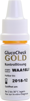 GLUCOCHECK GOLD Kontrolllsung mittel 4 ml