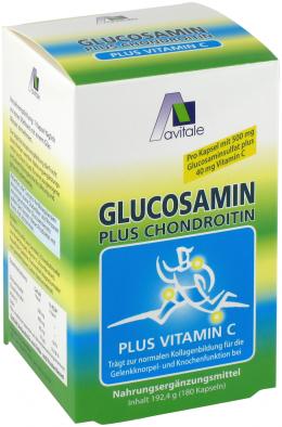 GLUCOSAMIN 500 mg+Chondroitin 400 mg Kapseln 180 St Kapseln
