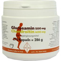 Ein aktuelles Angebot für Glucosamin 500mg + Chondroitin 400mg Kaps. 270 St Kapseln Muskel- & Gelenkschmerzen - jetzt kaufen, Marke Velag Pharma GmbH.