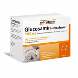 Glucosamin-ratiopharm 1500mg Beutel 30 St Pulver zur Herstellung einer Lösung zum Einnehmen
