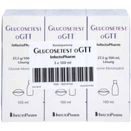 GLUCOSETEST oGTT InfectoPharm 27,5 g/100 ml Lösung 300 ml
