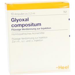 GLYOXAL compositum Ampullen 10 St Ampullen