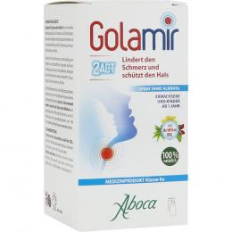 Ein aktuelles Angebot für GOLAMIR 2Act Spray ohne Alkohol 30 ml Spray Halsschmerzen - jetzt kaufen, Marke Aboca S.P.A. Societa' Agricola.