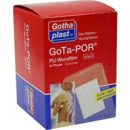 Ein aktuelles Angebot für GoTa-POR PU Wundfilm steril 7.2cmx5cm 50 St Pflaster Pflaster - jetzt kaufen, Marke Gothaplast Verbandpflasterfabrik GmbH.