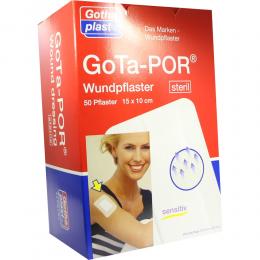 Ein aktuelles Angebot für GOTA-POR Wundpflaster steril 100x150 mm 50 St Pflaster Pflaster - jetzt kaufen, Marke Gothaplast Verbandpflasterfabrik GmbH.