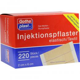 Ein aktuelles Angebot für GOTHAPLAST Injektionspfl.2x6 cm 220 St Pflaster  - jetzt kaufen, Marke Gothaplast Verbandpflasterfabrik GmbH.