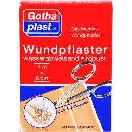 GOTHAPLAST Wundpfl.robust 6 cmx 1 m wasserabweis. 1 St.