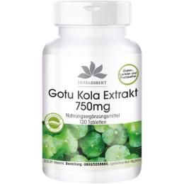 GOTU Kola Extrakt 750 mg Tabletten 120 St.