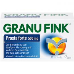 GRANU FINK Prosta forte 500 mg Hartkapseln 40 St.