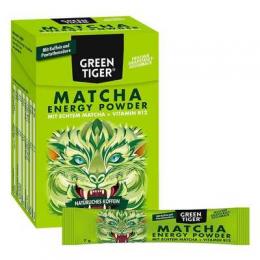 GREEN TIGER Matcha Energy Powder Sticks 12X7 g