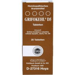 GRIFOKEHL D 5 Tabletten 20 St.