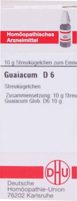 GUAIACUM D 6 Globuli 10 g