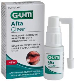 Ein aktuelles Angebot für GUM Afta Clear Spray 15 ml Spray Entzündung im Mund & Rachen - jetzt kaufen, Marke Sunstar Deutschland GmbH.