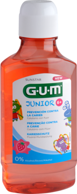 GUM Junior Mundsplung Erdbeere ab 6 Jahren 300 ml