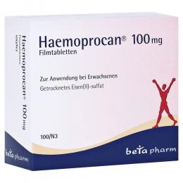 HAEMOPROCAN 100 mg Filmtabletten 100 St Filmtabletten