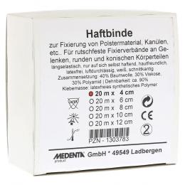 Ein aktuelles Angebot für HAFTBINDE elastisch 4 cmx20 m 1 St Binden Verbandsmaterial - jetzt kaufen, Marke MEDENTA GmbH.