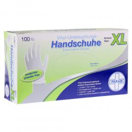 HANDSCHUHE Einmal Vinyl puderfrei XL 100 St Handschuhe