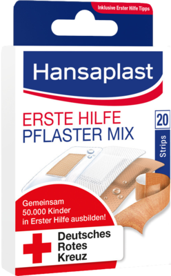 HANSAPLAST Erste Hilfe Pflaster Mix 20 St