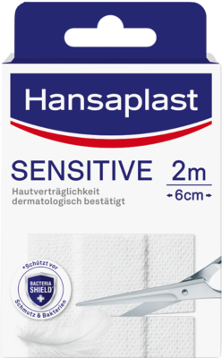 HANSAPLAST Sensitive Pflast.hypoallergen 6 cmx2 m 1 St