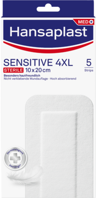 HANSAPLAST Sensitive Wundverband steril 10x20 cm 5 St