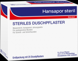 HANSAPOR steril Duschpflaster 8x10 cm 1 St