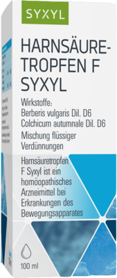 HARNSURETROPFEN F Syxyl Lsung 100 ml