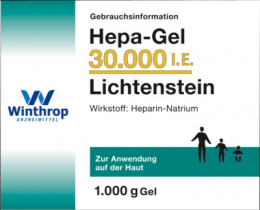 HEPA GEL 30.000 I.E. Lichtenstein 1000 g