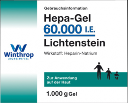 HEPA GEL 60.000 I.E. Lichtenstein 1000 g