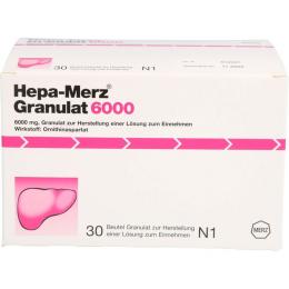 HEPA-MERZ Granulat 6000 Beutel 30 St.