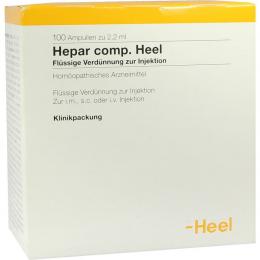 Ein aktuelles Angebot für HEPAR COMP.Heel Ampullen 100 St Ampullen Leber & Galle - jetzt kaufen, Marke Biologische Heilmittel Heel GmbH.