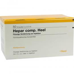 Ein aktuelles Angebot für HEPAR COMP.Heel Ampullen 50 St Ampullen Leber & Galle - jetzt kaufen, Marke Biologische Heilmittel Heel GmbH.