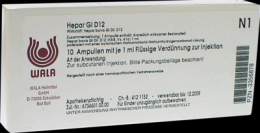 HEPAR GL D 12 Ampullen 10X1 ml