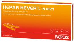 HEPAR HEVERT® INJEKT bei Störung der Leberfunktion 10 St Ampullen