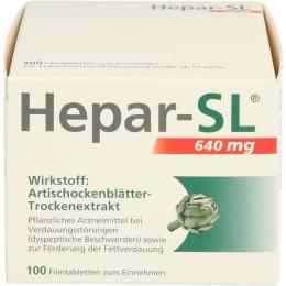 HEPAR-SL 640 mg Filmtabletten 100 St.