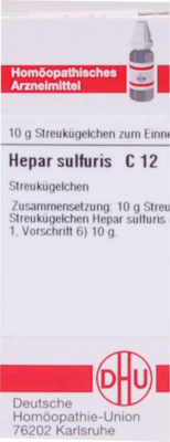 HEPAR SULFURIS C 12 Globuli 10 g