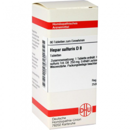 HEPAR SULFURIS D 8 Tabletten 80 St