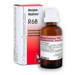 Ein aktuelles Angebot für HERPES GASTREU R68 22 ml Tropfen zum Einnehmen Lippenherpes - jetzt kaufen, Marke Dr. Reckeweg & Co. GmbH.