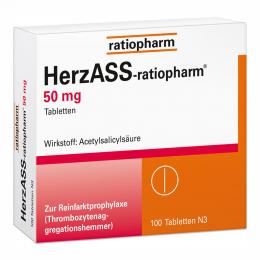 Ein aktuelles Angebot für HerzASS-ratiopharm 50 mg 100 St Tabletten Blutverdünnung - jetzt kaufen, Marke ratiopharm GmbH.