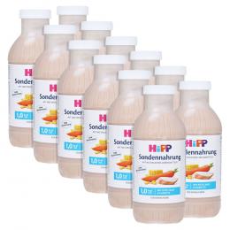 HIPP Sondennahrung Pute Mais & Karotte Kunstst.Fl. 12 X 500 ml Flaschen