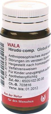 HIRUDO COMP.Globuli 20 g