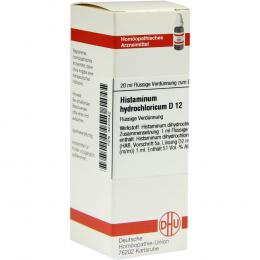 Ein aktuelles Angebot für HISTAMINUM hydrochloricum D 12 Dilution 20 ml Dilution  - jetzt kaufen, Marke DHU-Arzneimittel GmbH & Co. KG.
