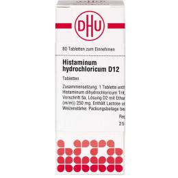 HISTAMINUM hydrochloricum D 12 Tabletten 80 St.