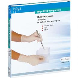 Ein aktuelles Angebot für HOEGA STERIL 8FA 10X10 5 X 2 St Kompressen Verbandsmaterial - jetzt kaufen, Marke HÖGA-PHARM G. Höcherl.