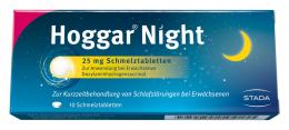 Hoggar Night 25 mg Schmelztabletten 10 St Schmelztabletten
