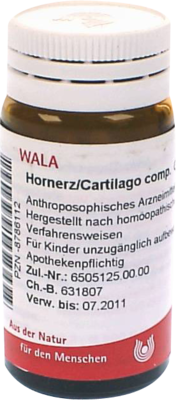 HORNERZ/Cartilago comp.Globuli 20 g