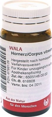 HORNERZ/Corpus vitreum comp.Globuli 20 g