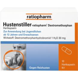 HUSTENSTILLER-ratiopharm Dextromethorphan Kapseln 10 St.