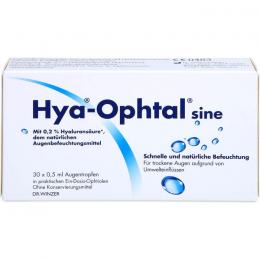 HYA-OPHTAL sine Augentropfen 15 ml